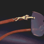 Paskhali Premium Panther Gold Edition Luxury Sunglasses – Wood Frame