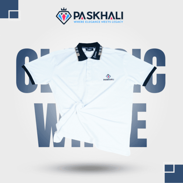 Paskhali Classic white Polo T-Shirt