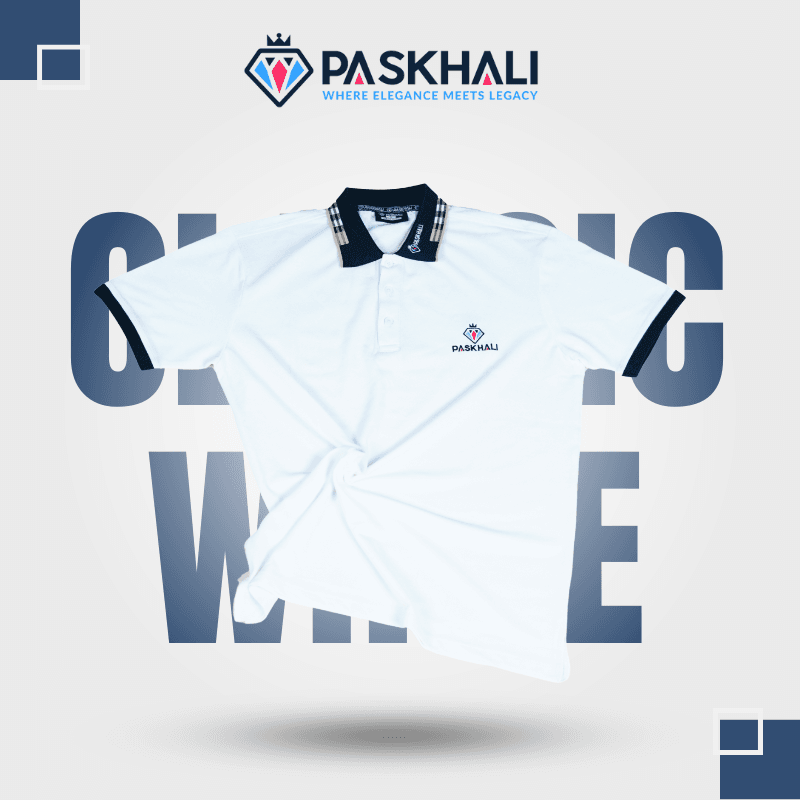 Paskhali Classic white Polo T-Shirt