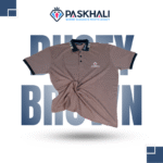 Paskhali Dusty Brown Polo T-Shirt