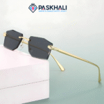 PASKHALI Luxury Rimless Dark Knight Sunglass