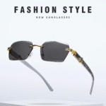 PASKHALI Luxury Rimless Mosaic Sunglass