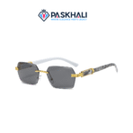 PASKHALI Luxury Rimless Mosaic Sunglass - Image 2