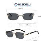 PASKHALI Luxury Rimless Sunglass - Image 4