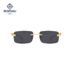PASKHALI Classic Car Designer Rimless Sunglass - Image 4